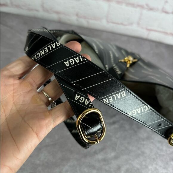 Gucci x Balenciaga Jackie 1961 Clip Black Hobo Bag NWT 636712 $3200 - Picture 9 of 16